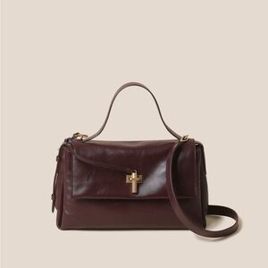 COURONNE Fermier Tote 27 burgundy wine red brand new with tags